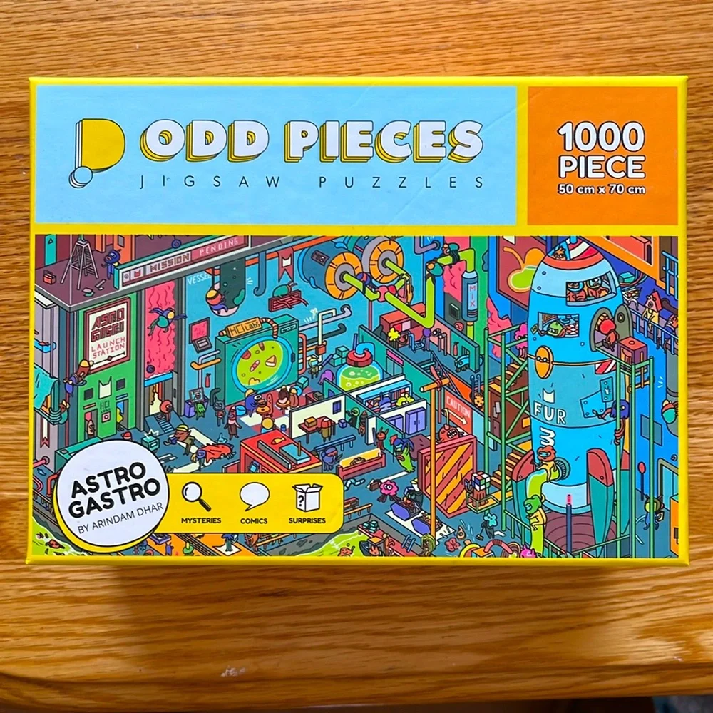 1000 piece mystery jigsaw puzzle - Picture 1 of 3